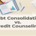 Debt Consolidation vs Credit Counseling - Consumer Credit